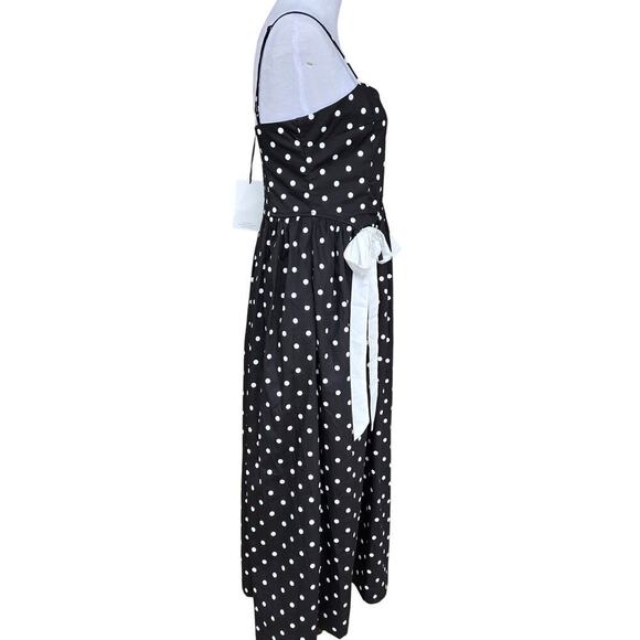 NWT Klesis Retro Style Polka Swing Dress Maxi Dress Sundress Sz M - Picture 8 of 13